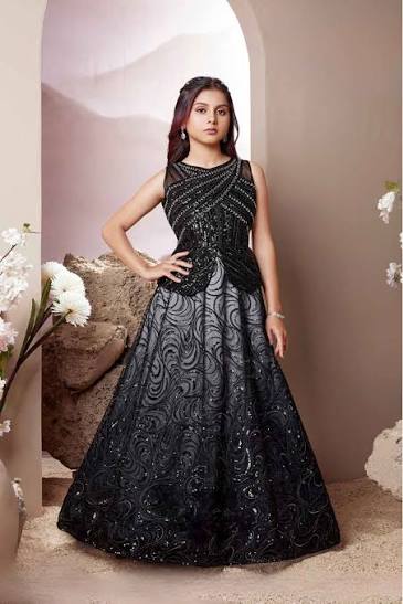 Women's party wear on the racks at Professional Choice New Naroda
